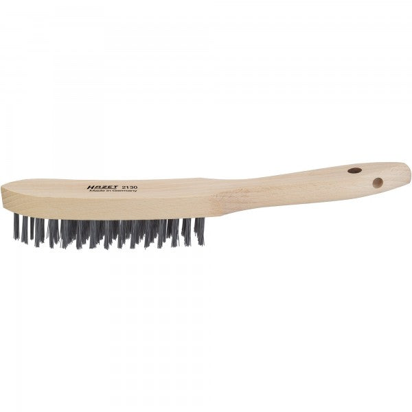 HAZET 2131 Spark Plug Cleaning Brush - 5.91 Inch Brass Wire Tool For Electrodes & Contacts