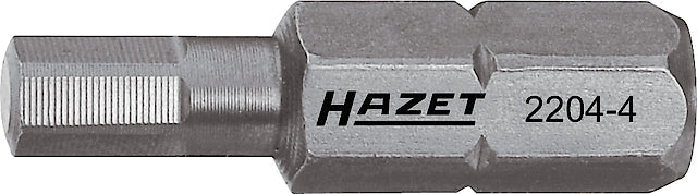 Hazet 2204N-2.5/3 2.5 X 25 Mm Inside Hex Torsion Bit, 1/4" Drive, 3