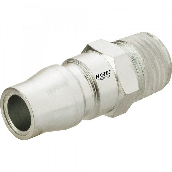 HAZET Air Inlet Nipple Set 9000-011/3 - 3-Piece Nickel-Plated Adapters