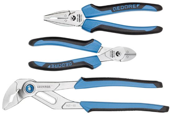 Gedore S8303JC Plier Set, 3 Pce