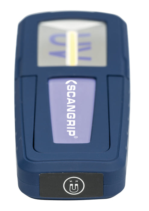 Scangrip UV-FORM Rechargeable LED Work Light with UV-Light on Top