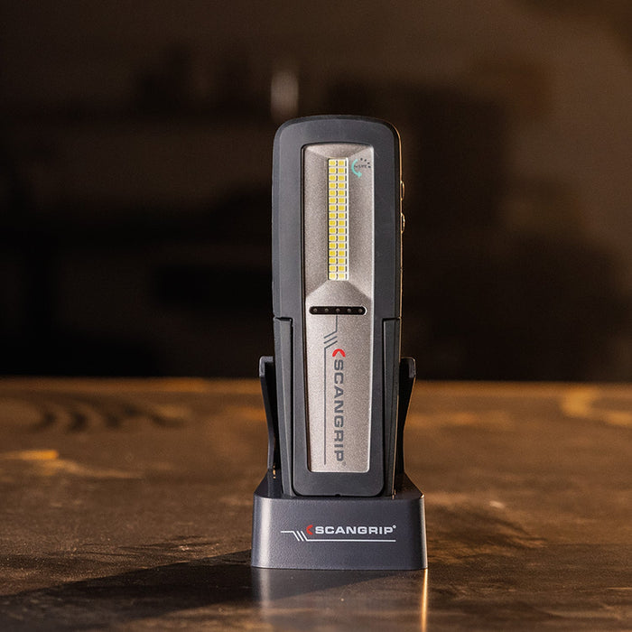 Scangrip Uniform Rechargeable LED Work Light with Charging base 03.6208