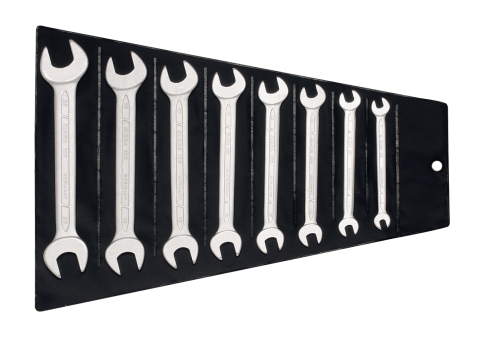 Elora Double Open Ended Spanner Set DIN 3110 6 Pce 1/4in-7/8in AF 100S 6AFSB