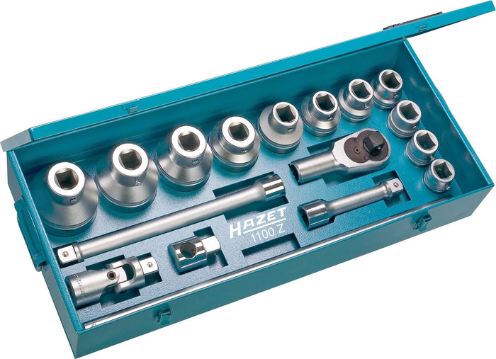 Hazet 17 Pce 1in Metric Socket Set 1100Z 