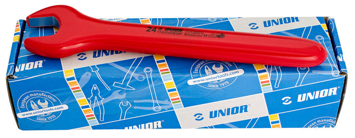 Unior 110/2VDEDPCB Set of Insulated VDE Open End Wrenches in Carton Box