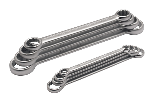 Elora Double-Ended Ring Spanner Set straight DIN 837 10 Pce 6-32mm 120S 101M