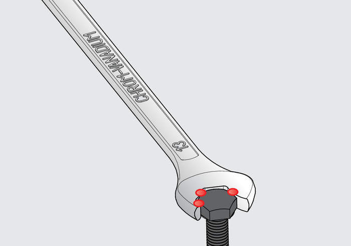Unior 129/1 Combination Spanner IBEX 24mm