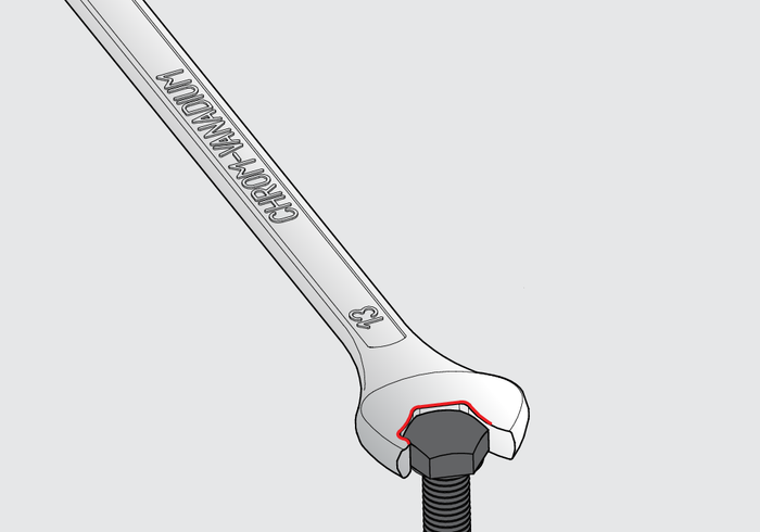 Unior 129/1 Combination Spanner IBEX 19mm