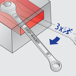 Unior 129/1 Combination Spanner IBEX 22mm