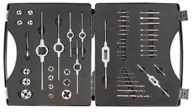 Elora Thread Cutting Assortment HSS 49 Pce 1363-S
