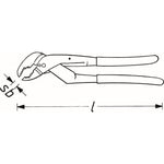 Hazet Grip Pliers Wrenches and Universal Pliers Set 2 Piece 760/2