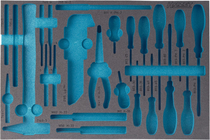 Hazet 2-Component Soft Foam Insert 163-120L