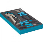 Hazet 4 Pce Pliers Set 163-121/4 Modular Insert Tray