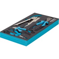 Hazet 4 Pce Pliers Set 163-121/4 Modular Insert Tray