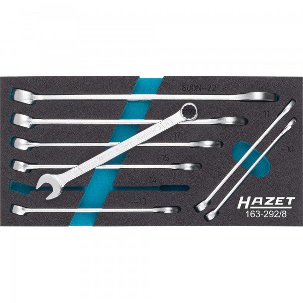 Hazet 8 Pce Metric Combination Wrench Set 163-292/8 Modular Insert Tray