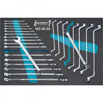 Hazet 25 Pce Metric Combination & Double Box-End Wrench Set 163-30/25 Insert Tray