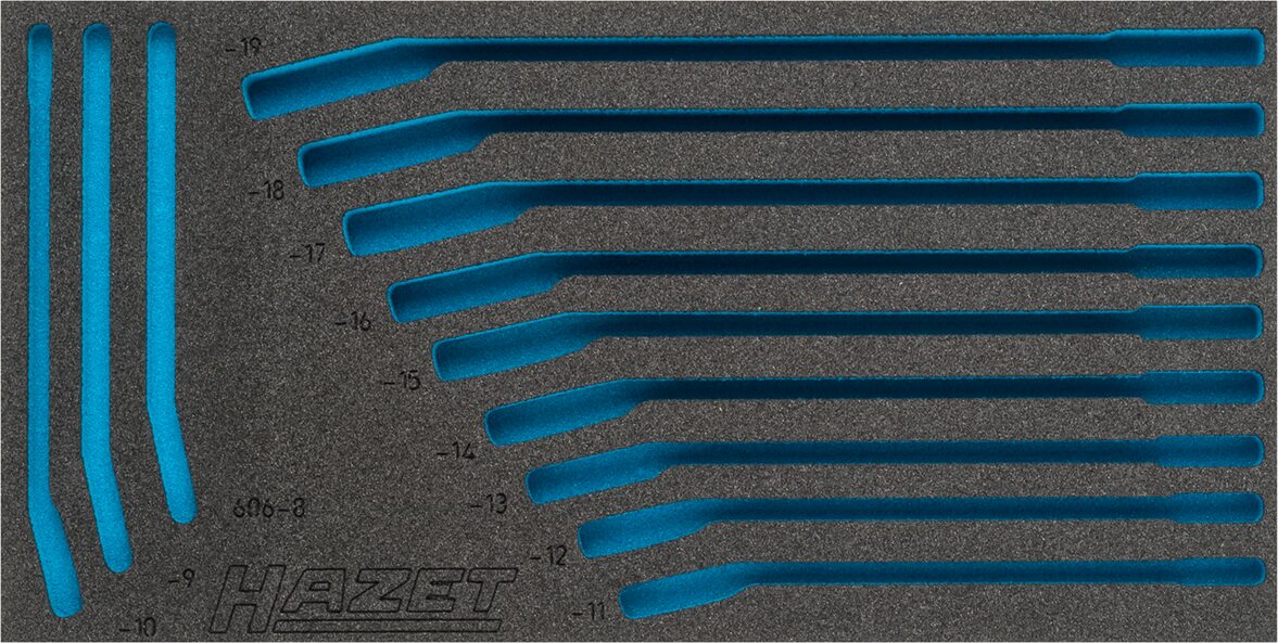 HAZET 2-component soft foam insert 163-460L
