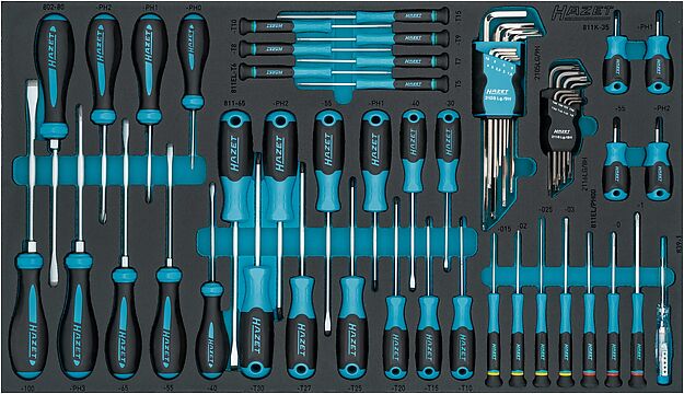 Hazet 179NXXL-7/342 Tool Trolley Assistent 7 Drawer with Tool Assortment 342 Piece