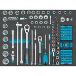 Hazet 122Pce Socket Set 163-513/122 Modular Insert Tray