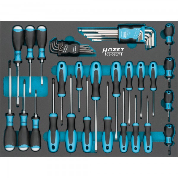 Hazet 41Pce Screwdriver Set 163-526/41 Modular Insert Tray