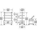 Hazet Tool Trolley Tool Trolley Assistant 166N