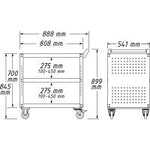 Hazet Service Trolley Tool Trolley Assistant 167-3S