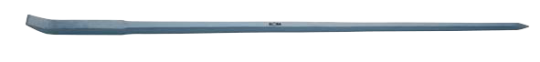 Elora Wrecking bar with point and bended edge 1500mm 1676/6-1500