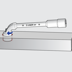 Unior 176 Double Ended Offset Socket Wrench 13mm