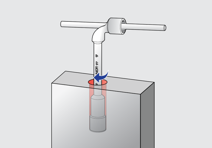 Unior 176 Double Ended Offset Socket Wrench 7mm