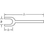 Hazet Removal And Assembly Fork 1780-29 80mm