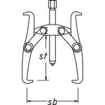 Hazet Universal Puller 2-Arm 1783-22