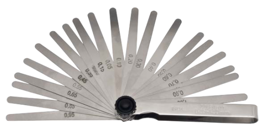 Elora Feeler Gauge stainless steel 13-pcs 0.05-1.00mm 188R-13M