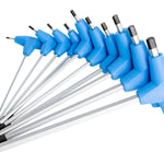 Unior 2.5-10mm T-Handle Hex Wrenches 10 Pce Set in Carton Box 193HXCB