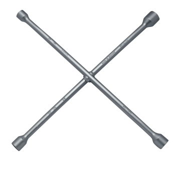 Elora Four Way Wheel Nut Wrench 19x22x24x27 195CV-27