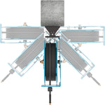Hazet 9040OS-10 Open Hose Reel