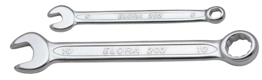 Elora Combination Spanner extra short 202-8mm