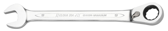 Elora Combination Spanner with Ring Ratchet reversiblet 204-J 14mm