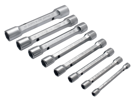 Elora Hexagon Tubular Box Spanner Set 8 Pce 6-22mm 206S 8m