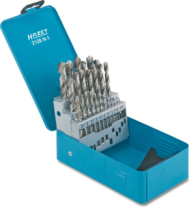Hazet Twist Drill Bits In Case 2128N-1