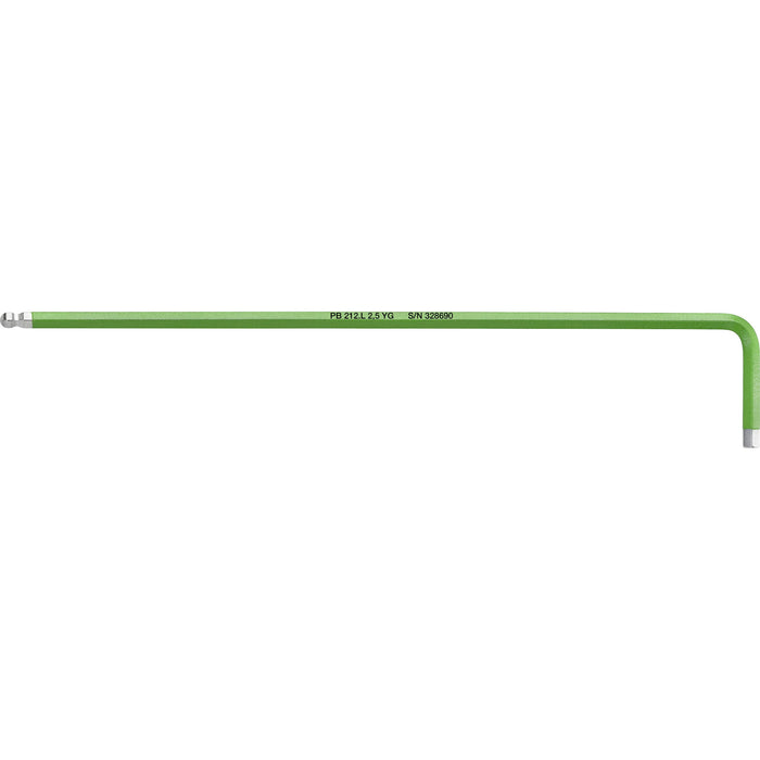 PB Swiss Rainbow Key L-Wrench Long with Ball Point (Various Sizes)