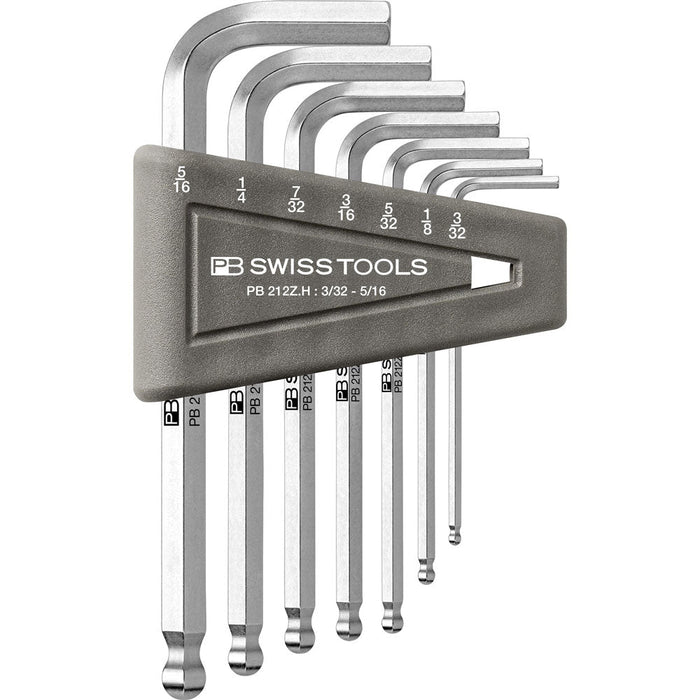 PB Swiss 7 Pce Hex Key L-Wrench Set with Ball Point