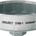 Hazet 1/2in Drive Oil Filter Wrench 2169-1 Outside 15-Point Profile 102mm