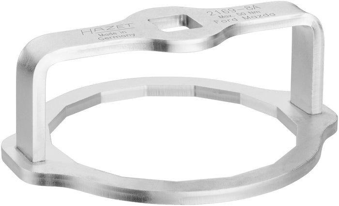 Hazet 1/2in Oil Filter Wrench 2169-8A Outside 15-Point Profile 105mm