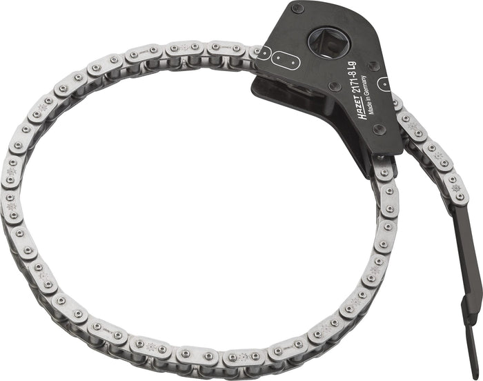 Hazet 1/2in Drive Oil Filter Chain Wrench 50-150mm 2171-8LG 