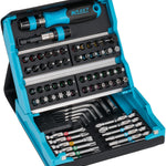 Hazet 69 Pce Smartcase Screwdriver Bit Set 1/4in Hex 2200SC-1 