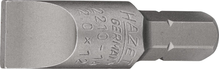 Hazet Slotted Bit 2 x 12mm 5/16 Hex 2210-14 