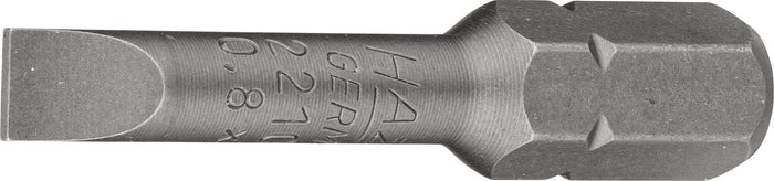 Hazet Slotted Bit 0.8 x 5.5mm 5/16in Hex 2210-8 