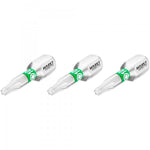 Hazet Torx Bit T10 3 Pack 1/4in Hex 2223N-T10/3