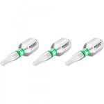 Hazet Torx Bit T9 3 Pack 1/4in Hex 2223N-T9/3