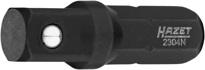 Hazet Adapter 2304N Hexagon Solid 6.3 (1/4ines) Square Solid 6.3mm (1/4in)